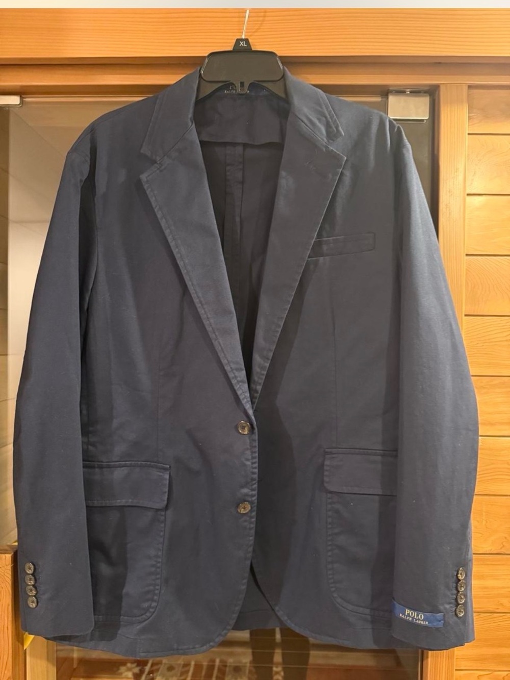 Polo by Ralph Lauren Navy Men's Sport Coat - Two-Button Cotton Blazer